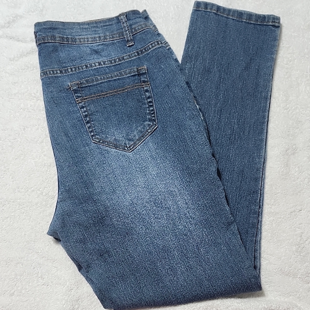 Ashley Stewart Blue Skinny Jeans